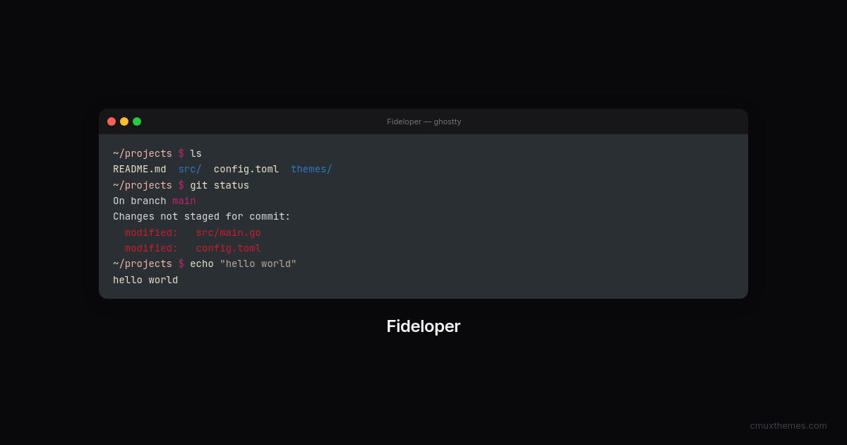 Fideloper — Cmux Themes